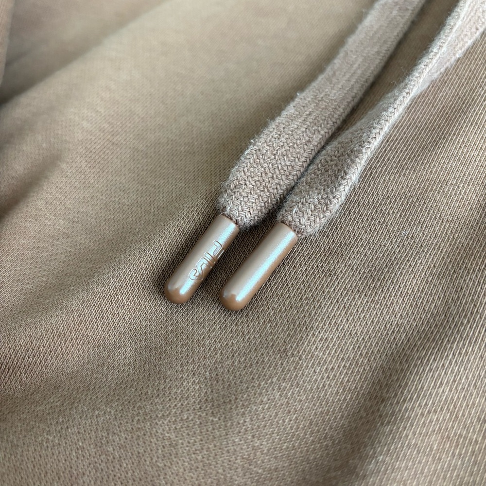 FILA Oversized Brown Hoodie sz S - Picture 4 of 7